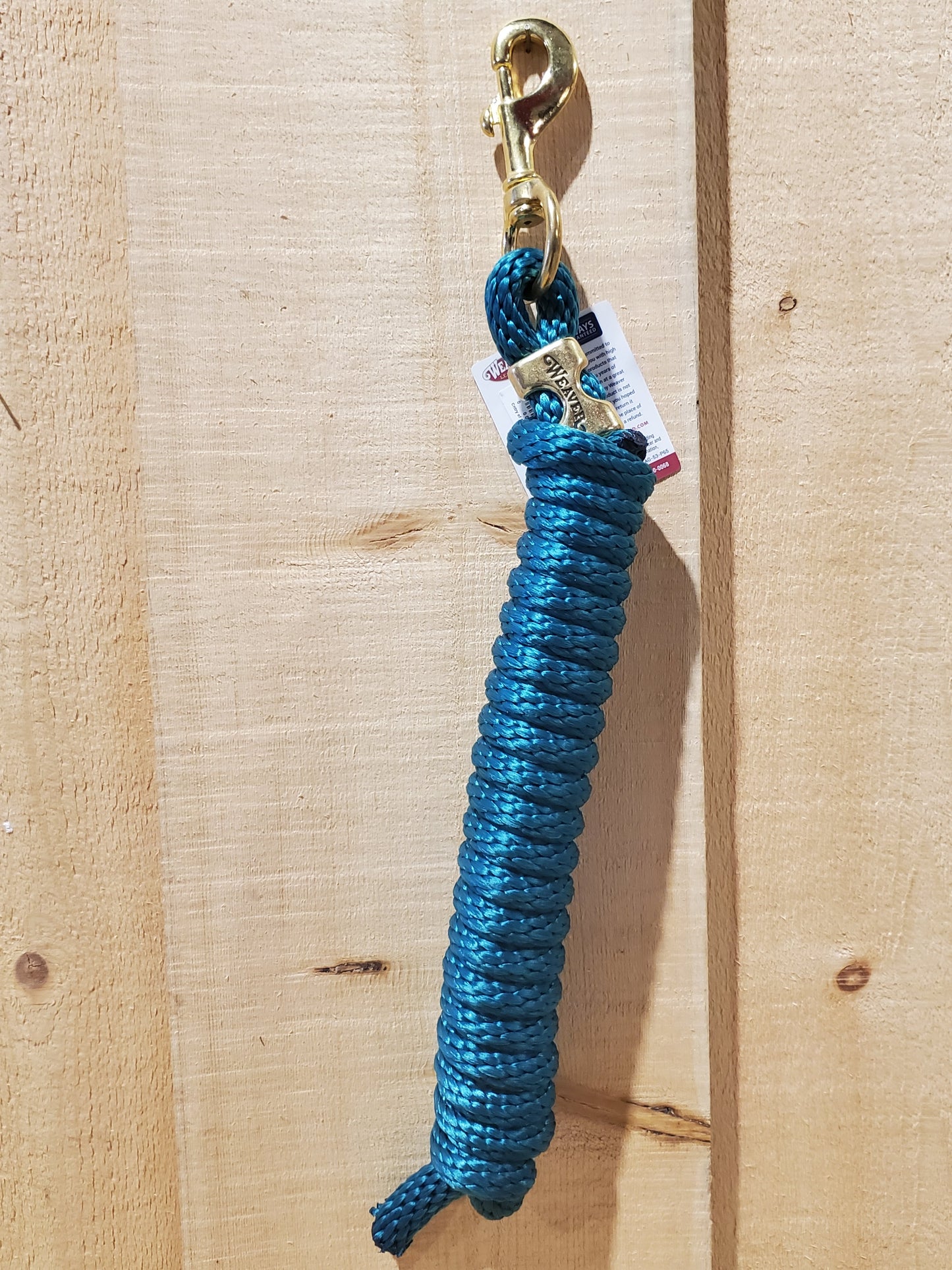 10' Poly Lead Rope With Brass Bolt Snap by Weaver®