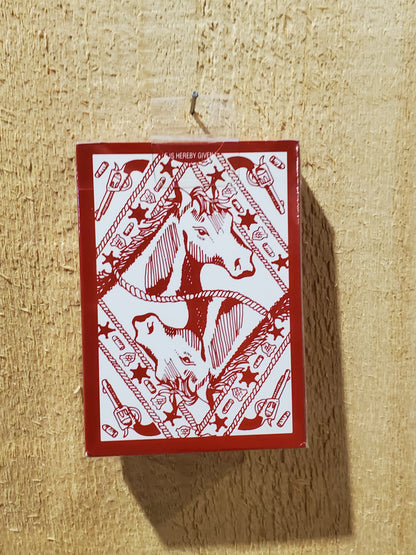 Wild West Playing Cards