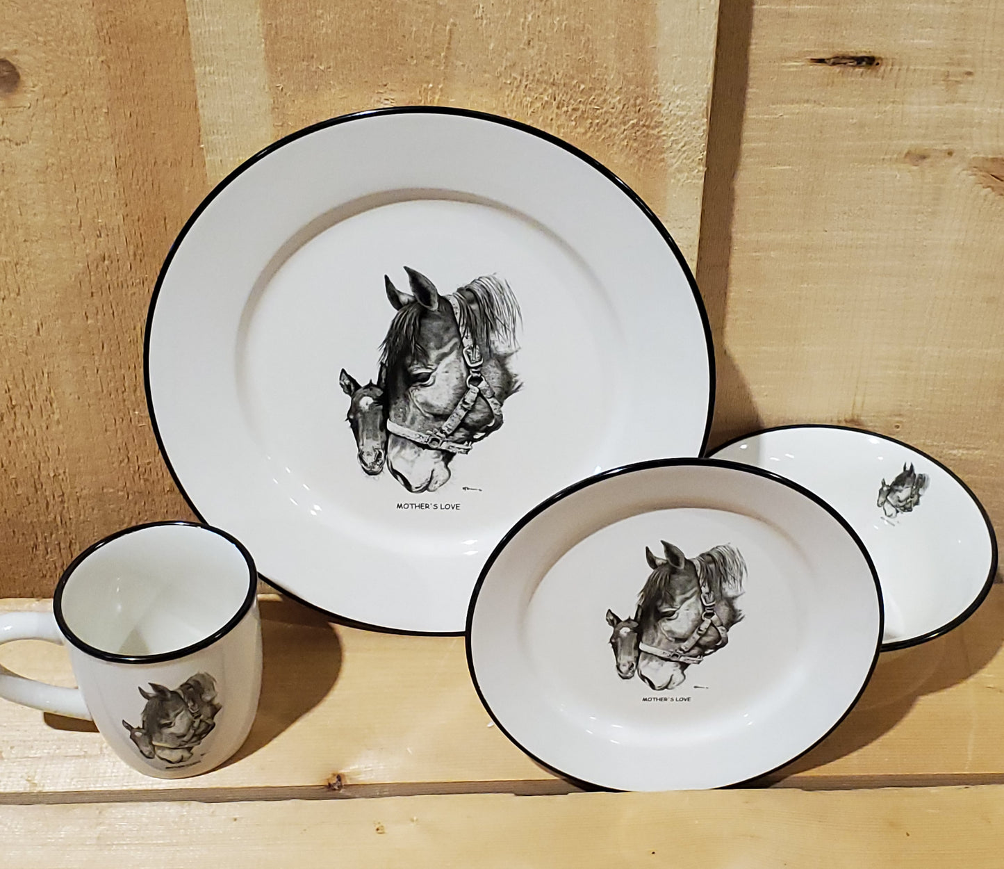 Bernie Brown® Giftware Collection 16 Piece Dinnerware Set by PF Enterprises®
