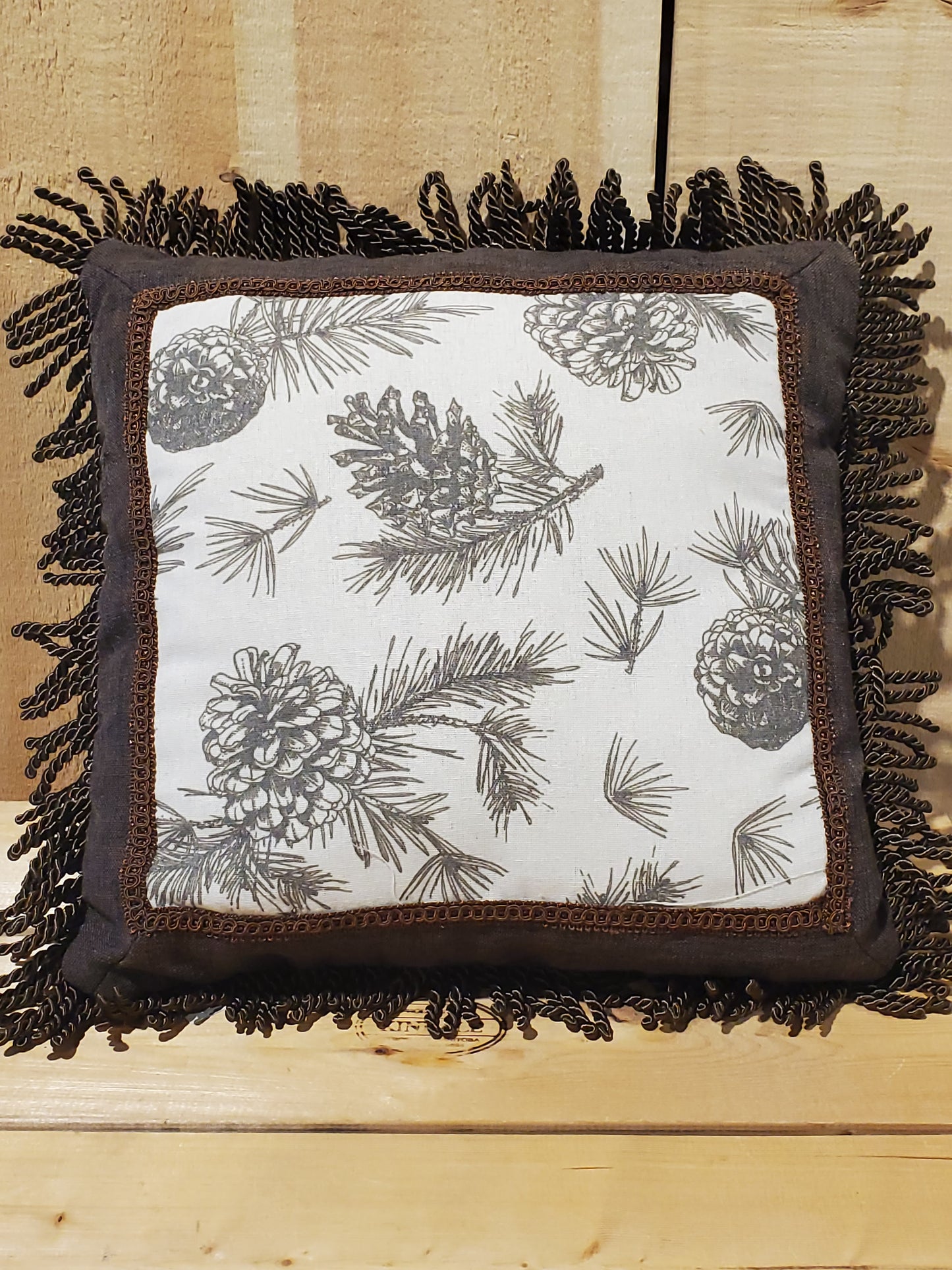 'Pinecone' Throw Pillow by Carsten's Inc.®