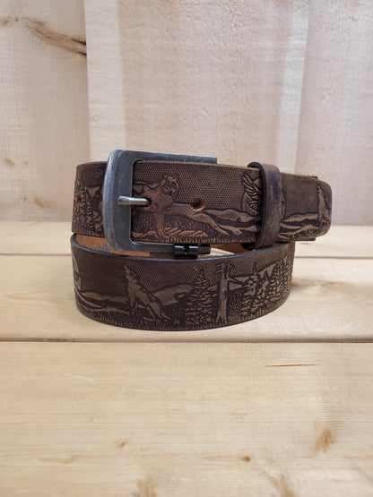 'Howler' Leather Men's Belt