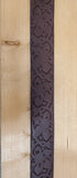 Brown 'Floral' Leather Women's Belt