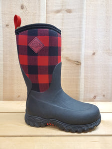 Buffalo Plaid Kid's 'Rugged II' Boot by Muck Boot Co.®