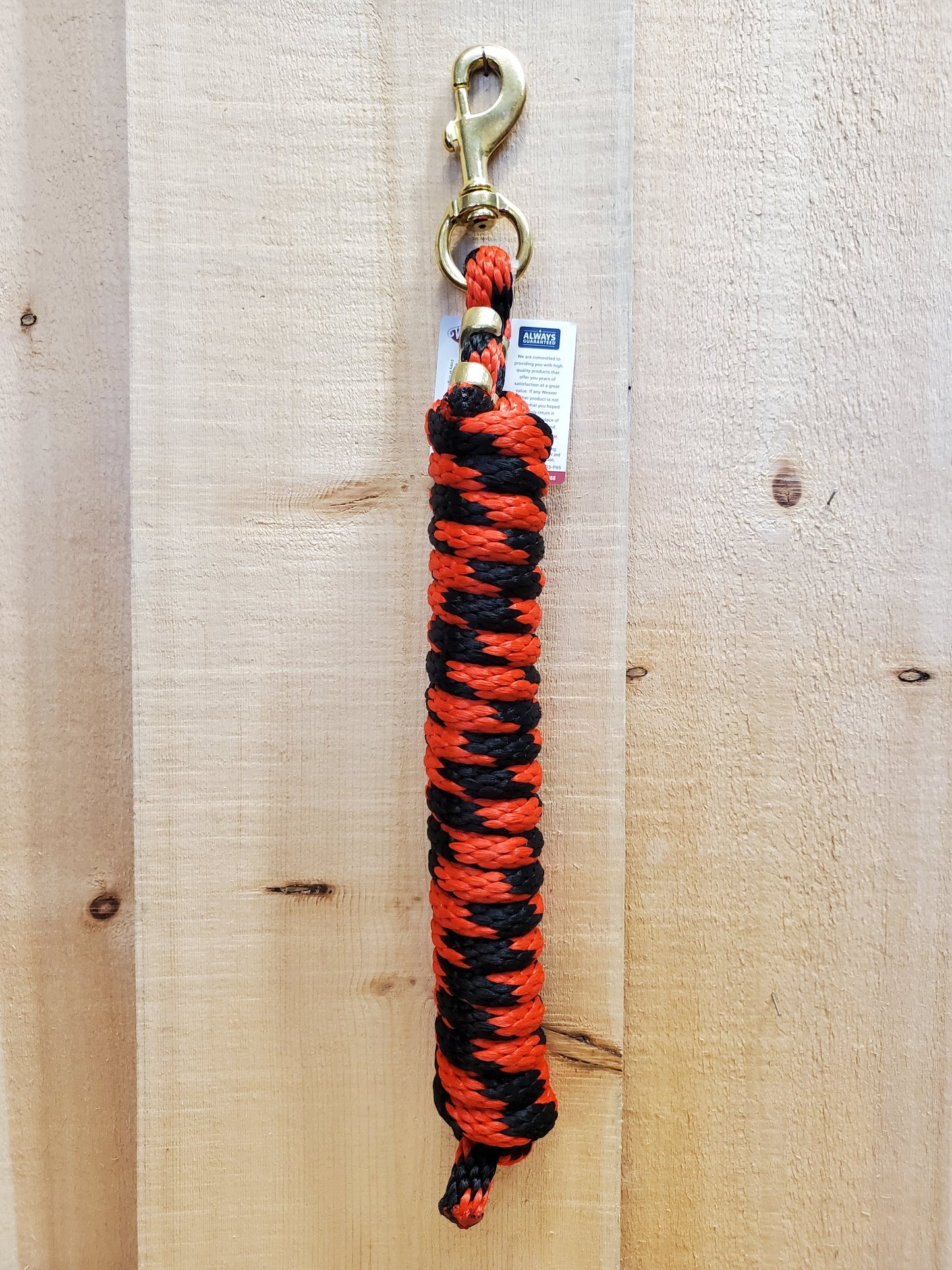 10' Poly Lead Rope With Brass Bolt Snap by Weaver®