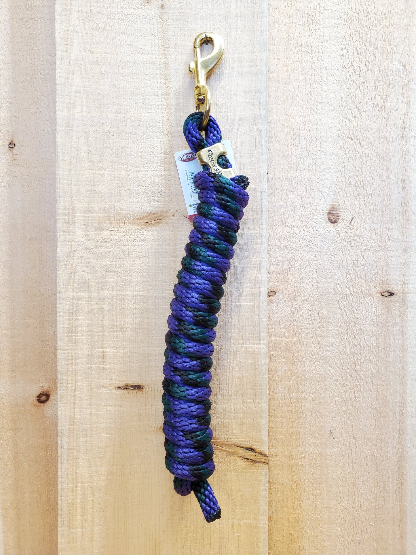 10' Poly Lead Rope With Brass Bolt Snap by Weaver®