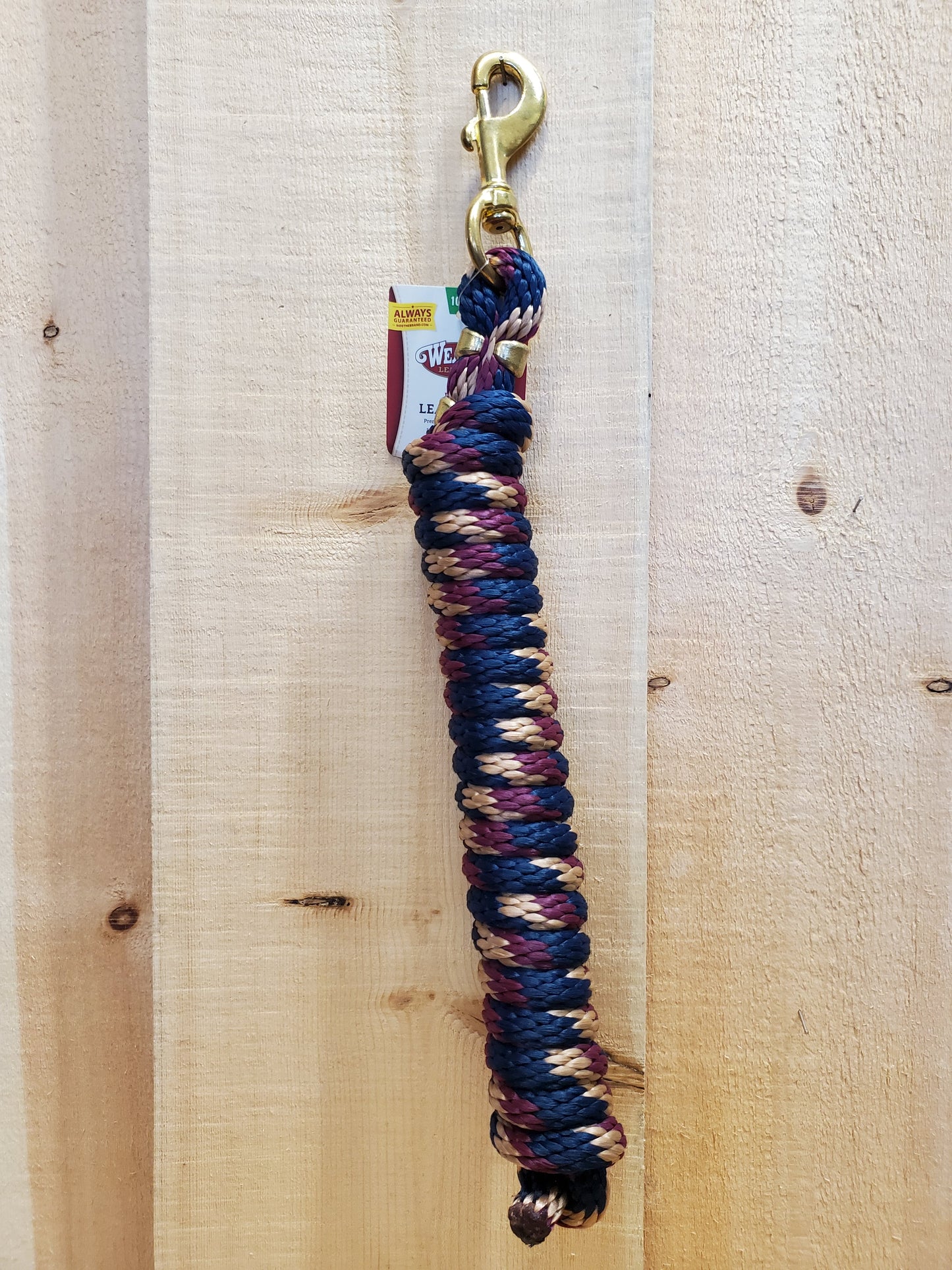 10' Poly Lead Rope With Brass Bolt Snap by Weaver®