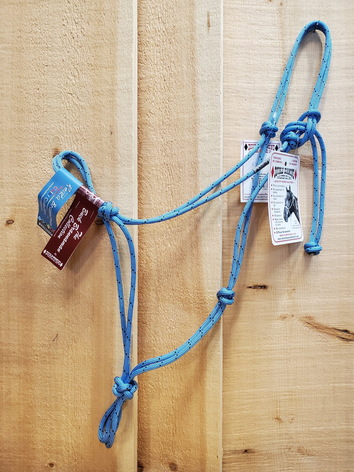 'The Buck Brannaman Collection' #124 Series Rope Halter by Double Diamond - WARMBLOOD SIZE