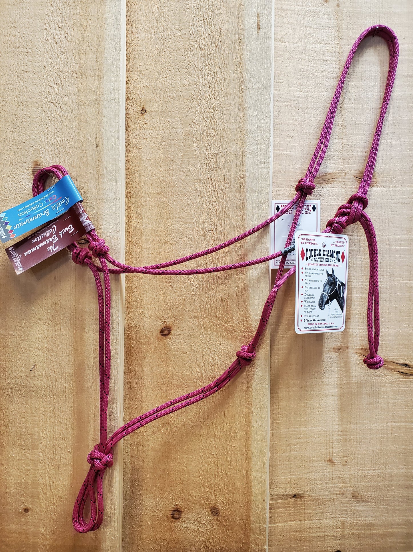 'The Buck Brannaman Collection' #124 Series Rope Halter by Double Diamond -COB SIZE