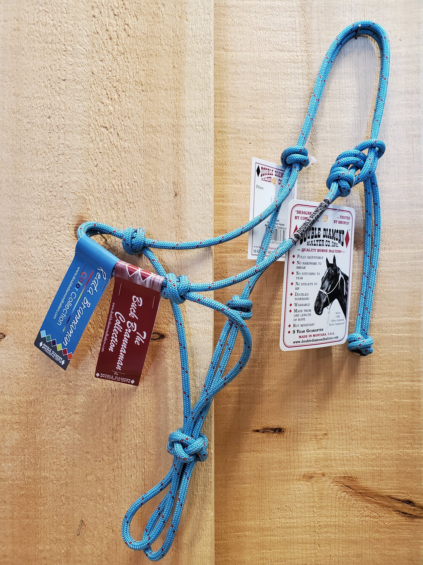 'The Buck Brannaman Collection' #124 Series Rope Halter by Double Diamond - FOAL SIZE