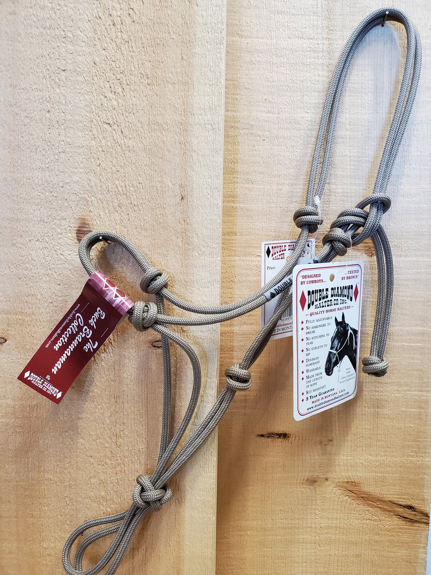 'The Buck Brannaman Collection' #124 Series Rope Halter by Double Diamond - FOAL SIZE