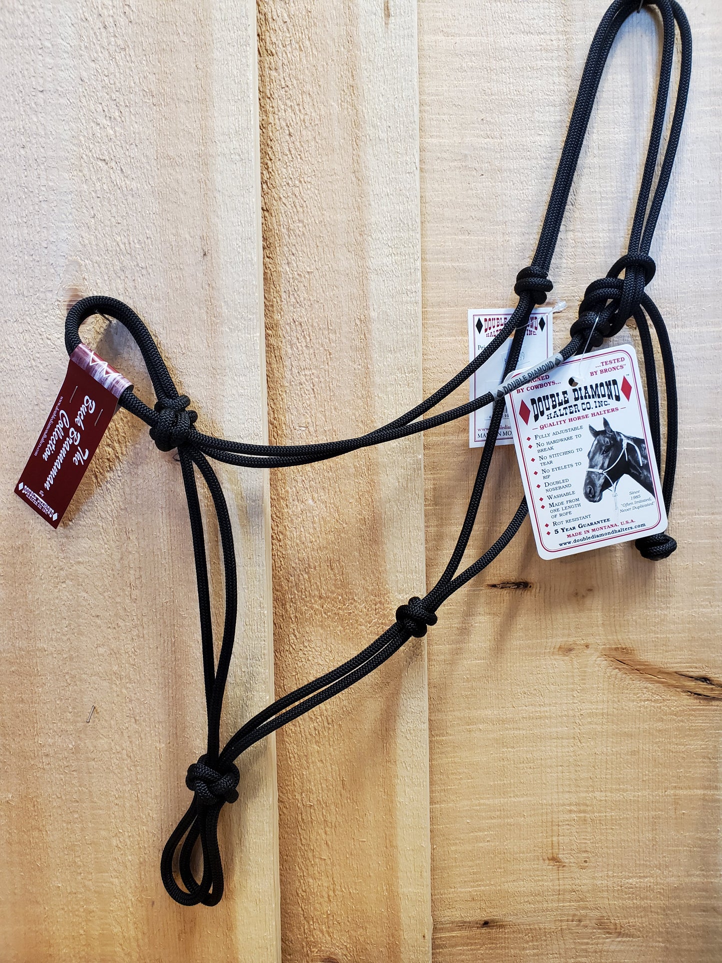 'The Buck Brannaman Collection' #124 Series Rope Halter by Double Diamond -COB SIZE