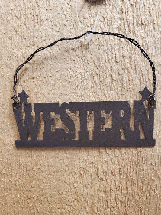 'Western' Tree Ornament
