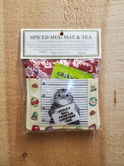 Spiced Mug Mat & Tea by Alice's Cottage®