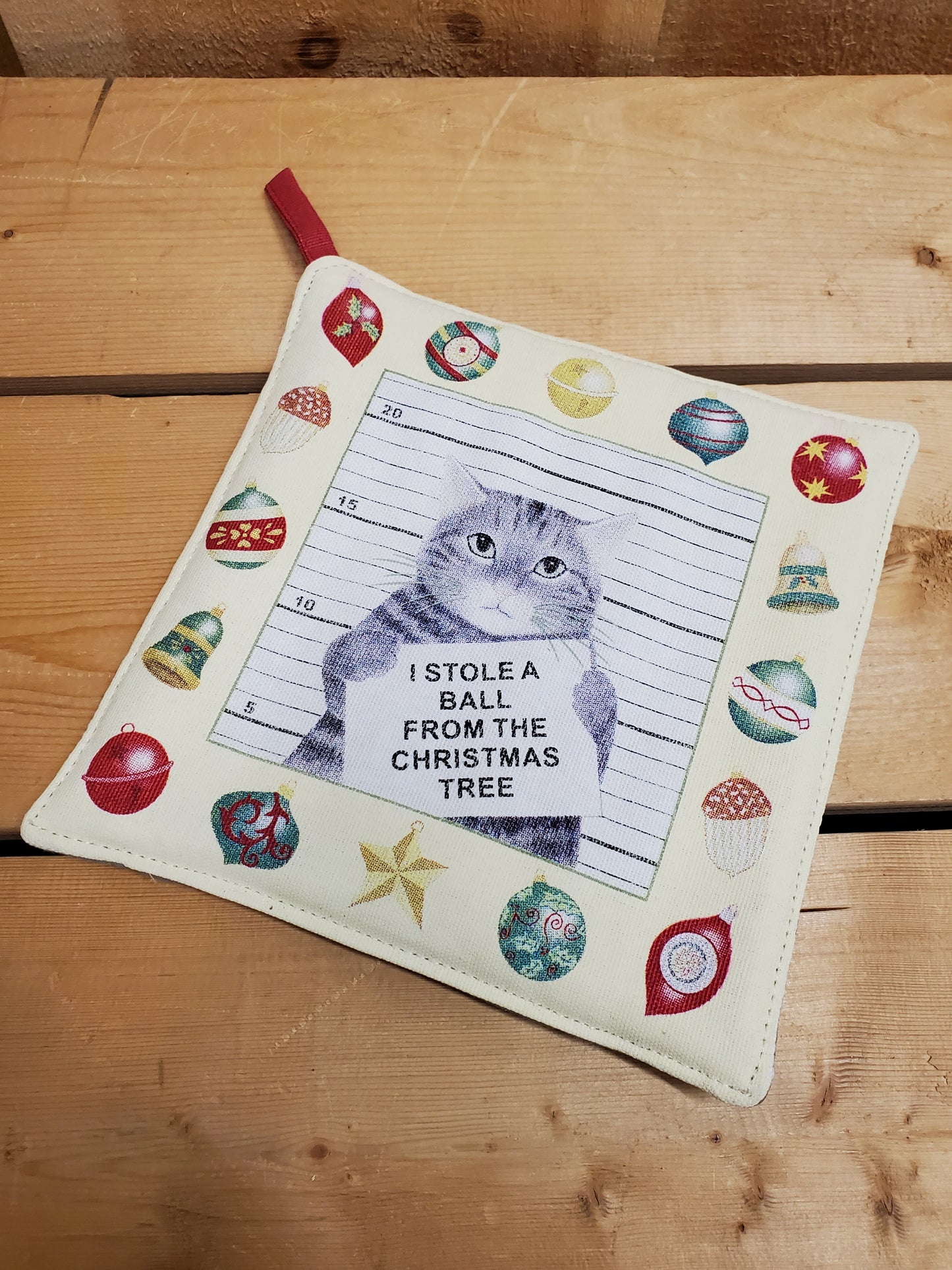 Christmas Pot Holder by Alice's Cottage®