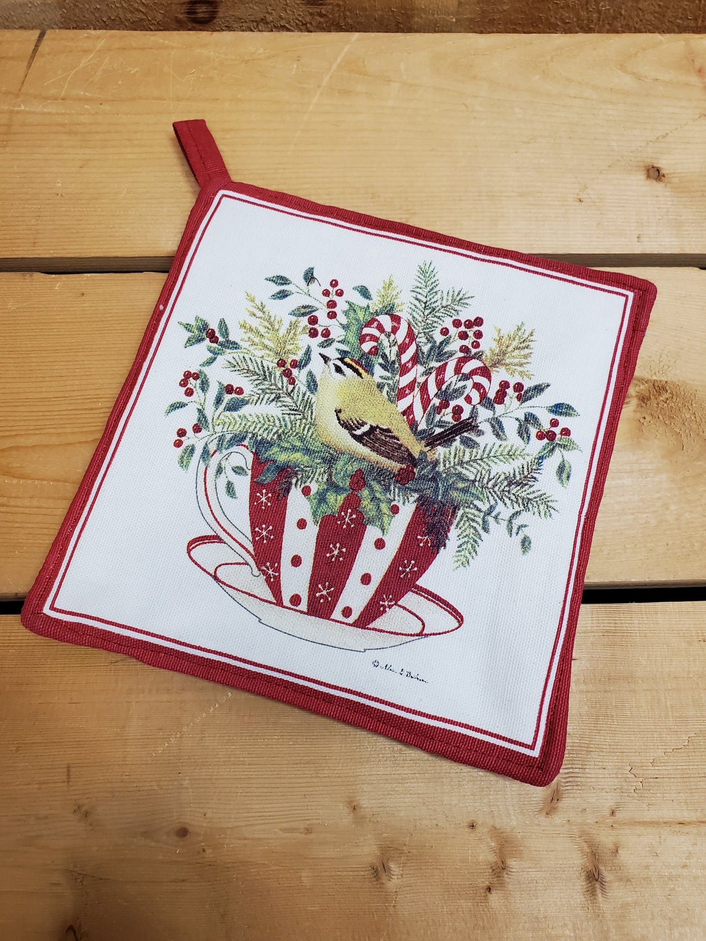 Christmas Pot Holder by Alice's Cottage®