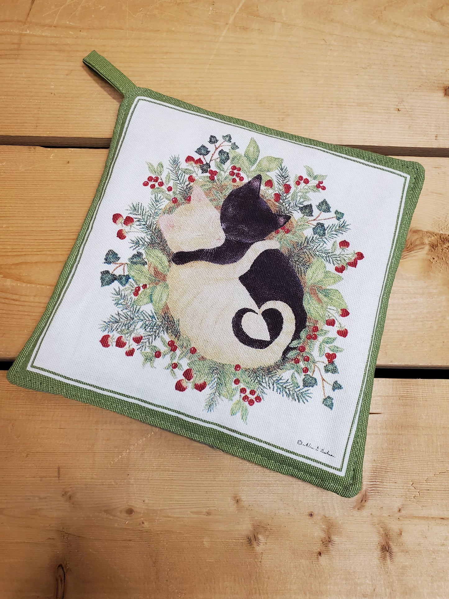 Christmas Pot Holder by Alice's Cottage®
