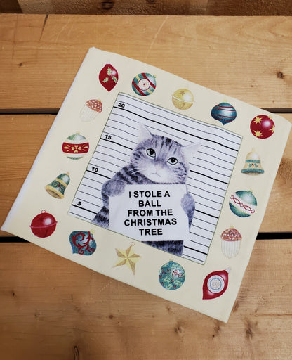 Christmas Flour Sack Kitchen Towel by Alice's Cottage®