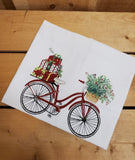 Christmas Flour Sack Kitchen Towel by Alice's Cottage®