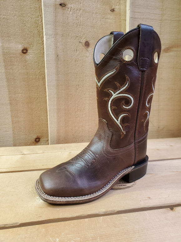 Chocolate Brown Kid's Boot by Old West