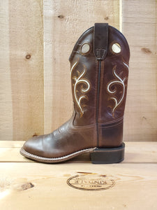 Chocolate Brown Kid's Boot by Old West