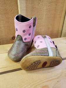 Paws & Pink Poppets Infant Boot by Old West®