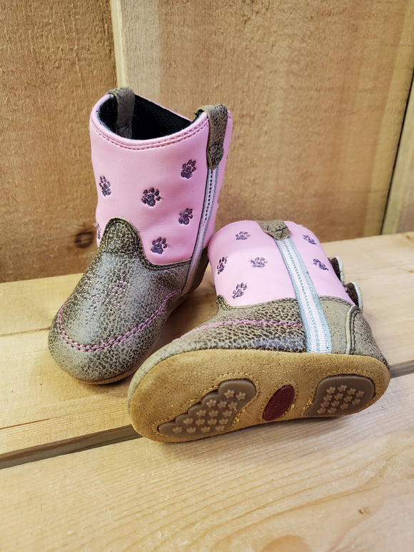 Paws & Pink Poppets Infant Boot by Old West®