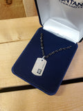 'Lift Up' Dog Tag Necklace by Montana Silversmiths®