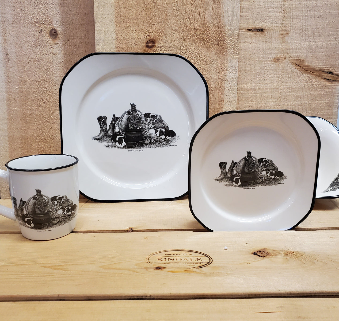 Bernie Brown® Giftware Collection 16 Piece Dinnerware Set by PF Enterprises®