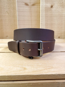 Brown English Bridle Leather Men's Belt