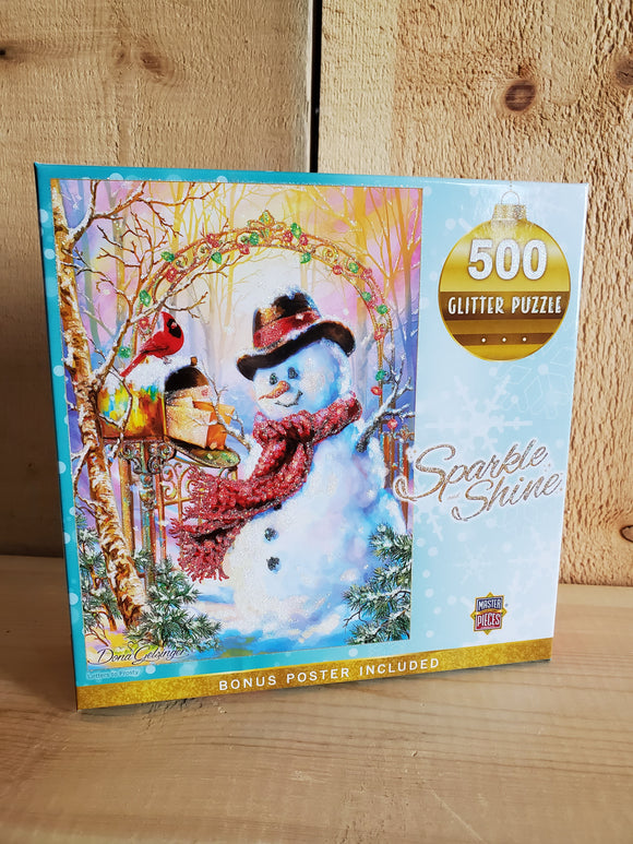 'Letters to Frosty' Sparkle & Shine™ 500 Piece Puzzle