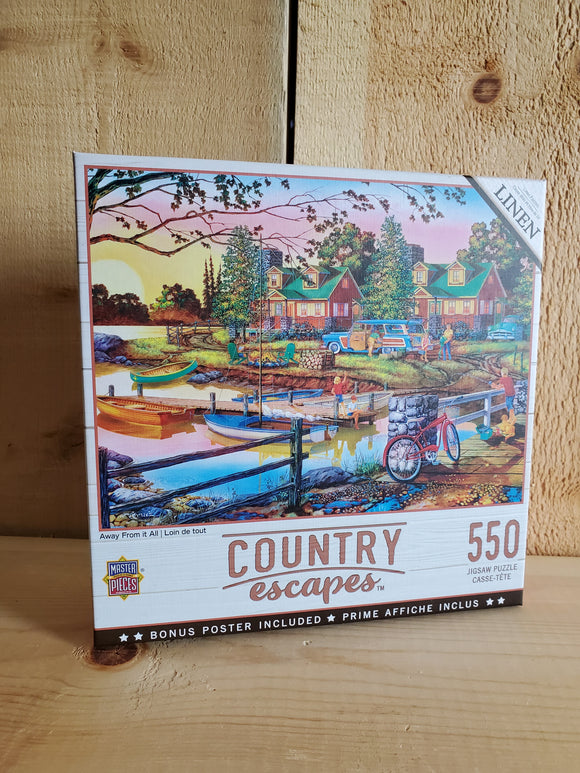 'Away From it All' Country Escapes™ 550 Piece Puzzle