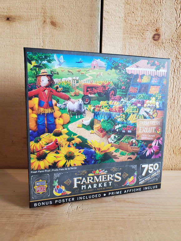 'Fresh Farm Fruit' Farmer's Market™ 750 Piece Puzzle