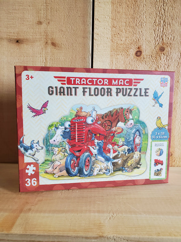 'Tractor Mac' Giant 36 Piece Floor Puzzle