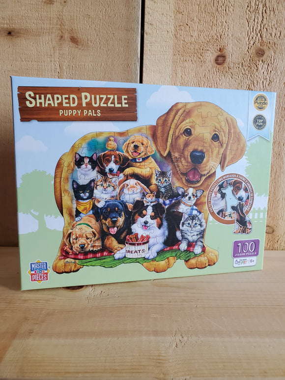 'Puppy Pals' Shaped 100 Piece Puzzle