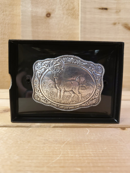 Antiqued Buck With Scrolling Buckle by Crumrine®