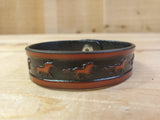 Leather Running Horse Bracelet by Austin Accents®