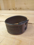 Men's Basket Stamp Leather Bracelet by Austin Accents®