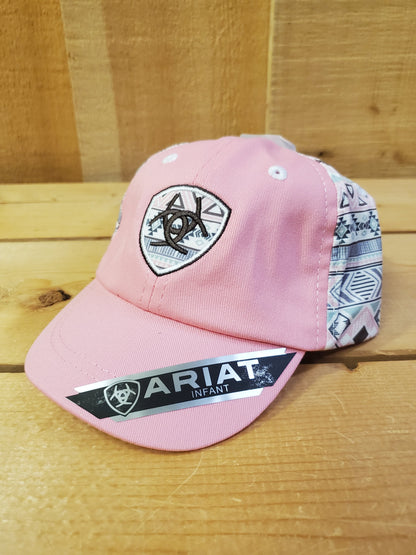 Pink Aztec Infant Logo Cap by Ariat®