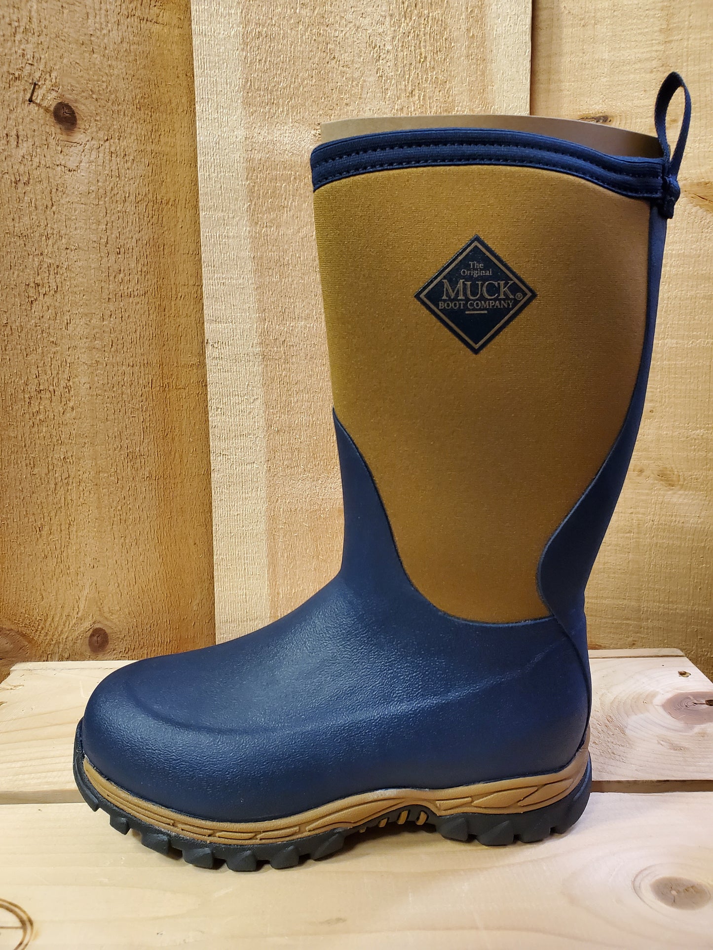 Navy & Tan Kid's 'Rugged II' Boot by Muck Boot Co.®