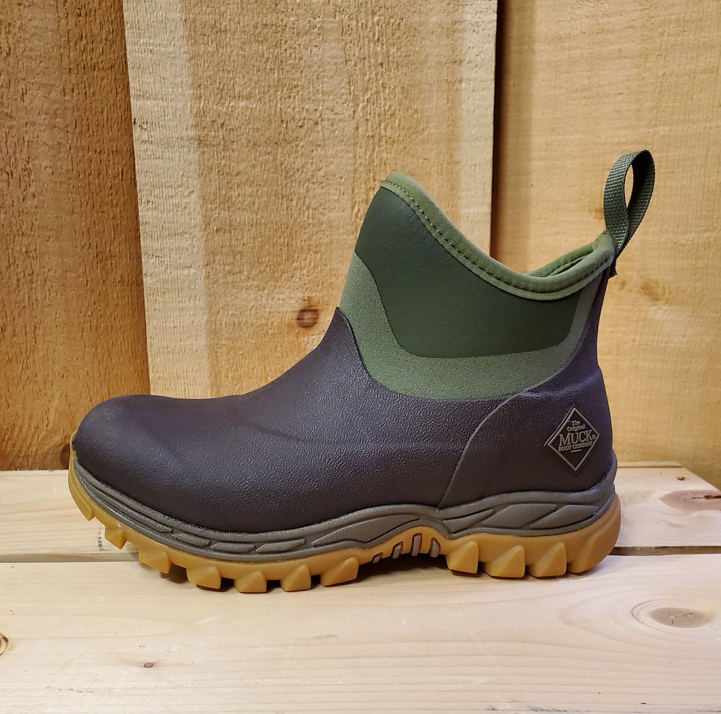 Brown & Olive 'Arctic Sport II' Ankle Women's Boot by Muck Boot Co.®