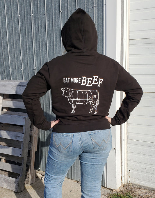'Eat More Beef' Stone Creek® Brand Hoodie
