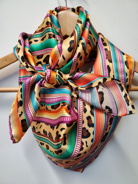 Serape Leopard Wild Rag by M&F®