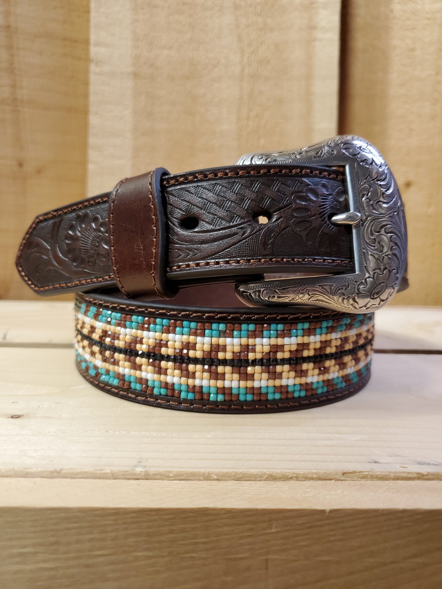 Southwest Bling Men's Belt by Nocona®