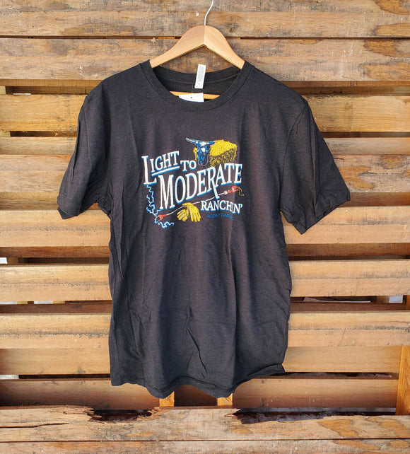 'Light to Moderate Ranchin' Men's T-Shirt by Rodeo Time™