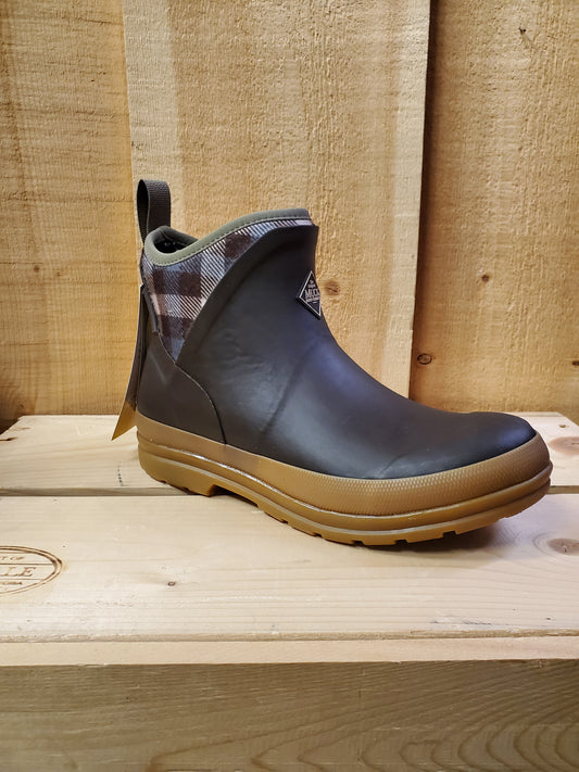 Women's Muck Original Brown & Plaid Ankle Boot by Muck Boot Co.®