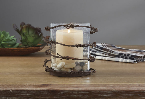 Barbed Wire Pillar Candle Holder by Park Designs®