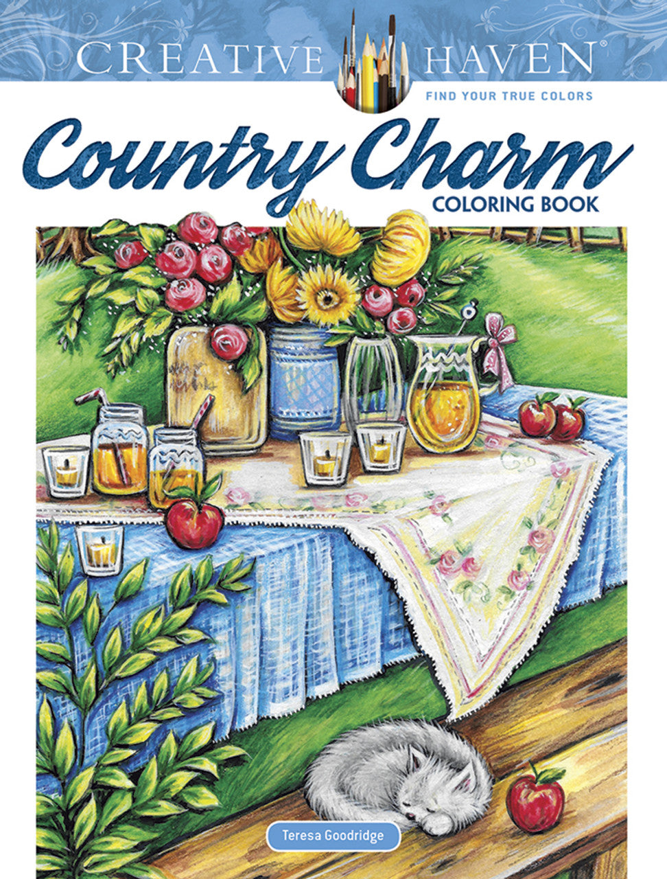 'Country Charm' Coloring Book