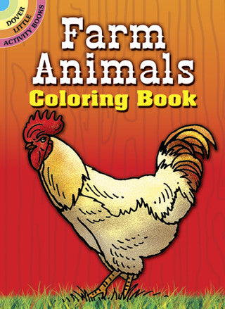 'Farm Animals' Pocket Coloring Book