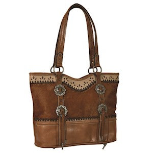Brown Hair On Hide Purse by Justin®