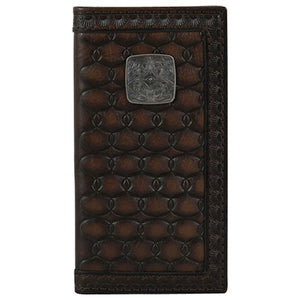 Chocolate & Concho Junior Rodeo Men's Wallet by Justin®